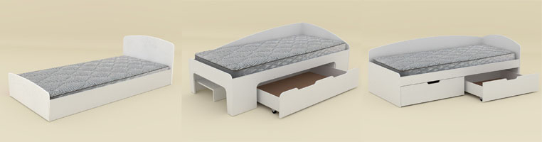 Заказать и купить односпальную кровать в Днепре недорого на сайте Мебельдорф